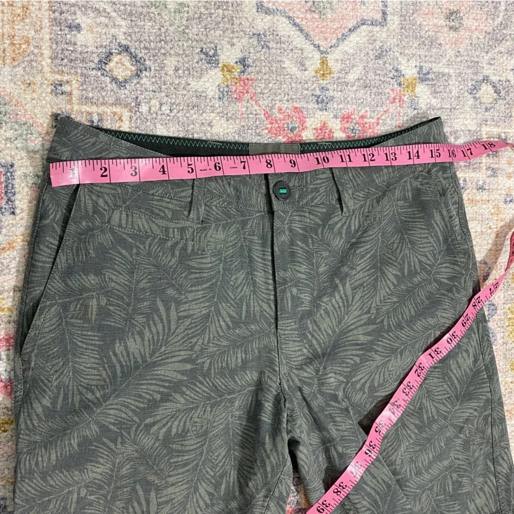 Linksoul 30 Mens Hawaiian Palm Leaf Performance Shorts Golf‎ Casual